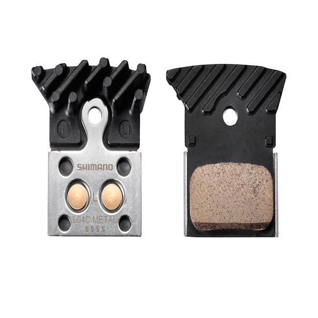 L04C DISC BRAKE PAD-METAL W/FIN, 1 PAIR