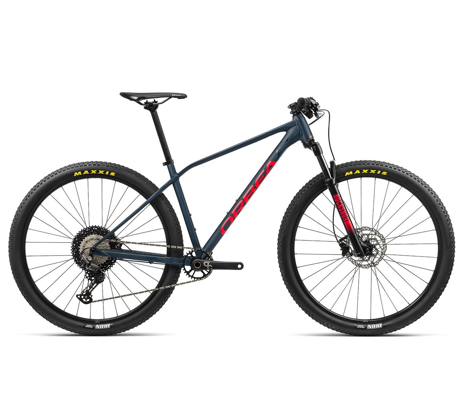Orbea Alma H30 2022, Color: Blue Bondi (Matte)- Bright Red (Gloss), Size: S