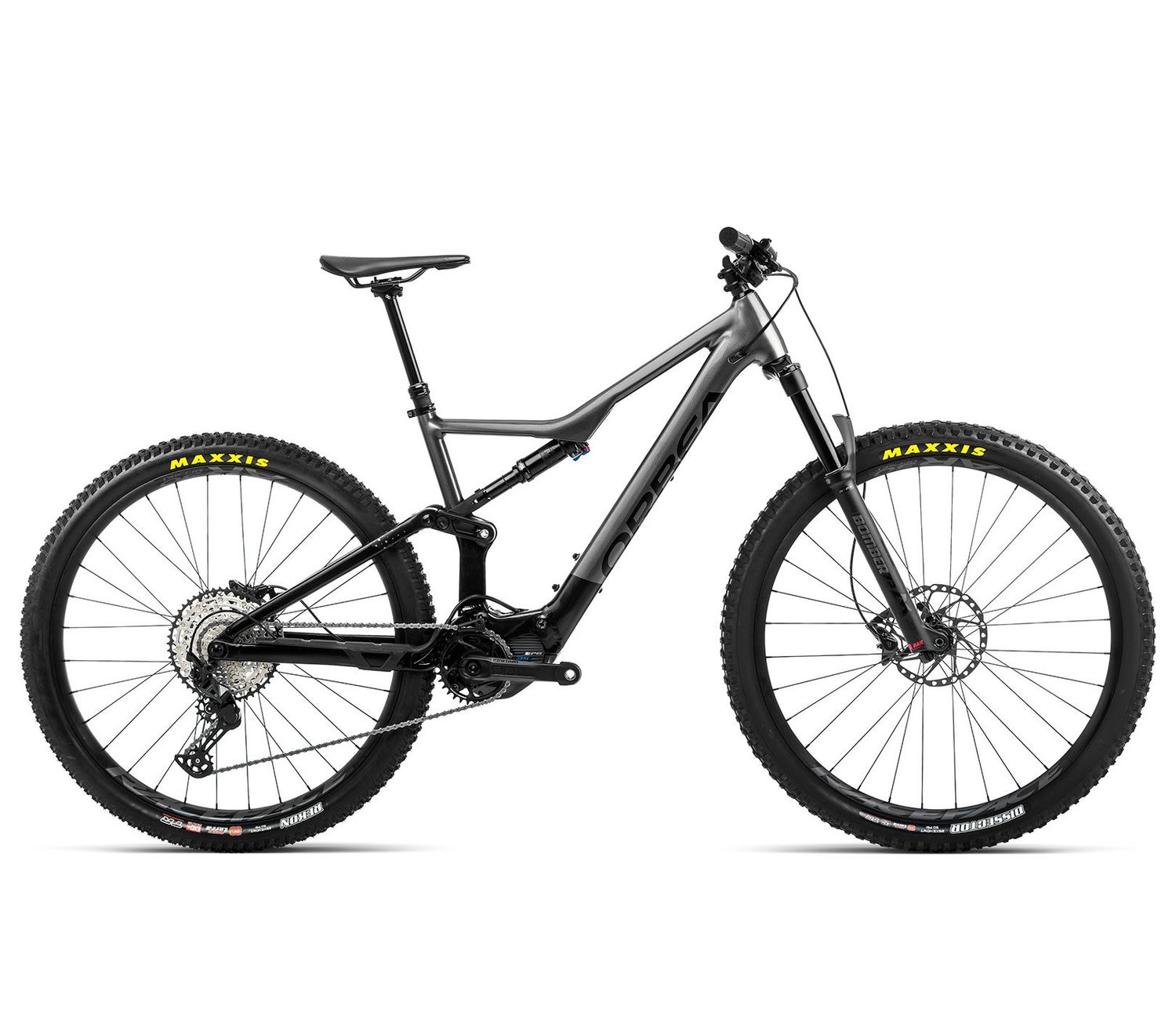 Orbea Rise H30, Color: Glitter Anthracite - Black (Gloss), Size: S