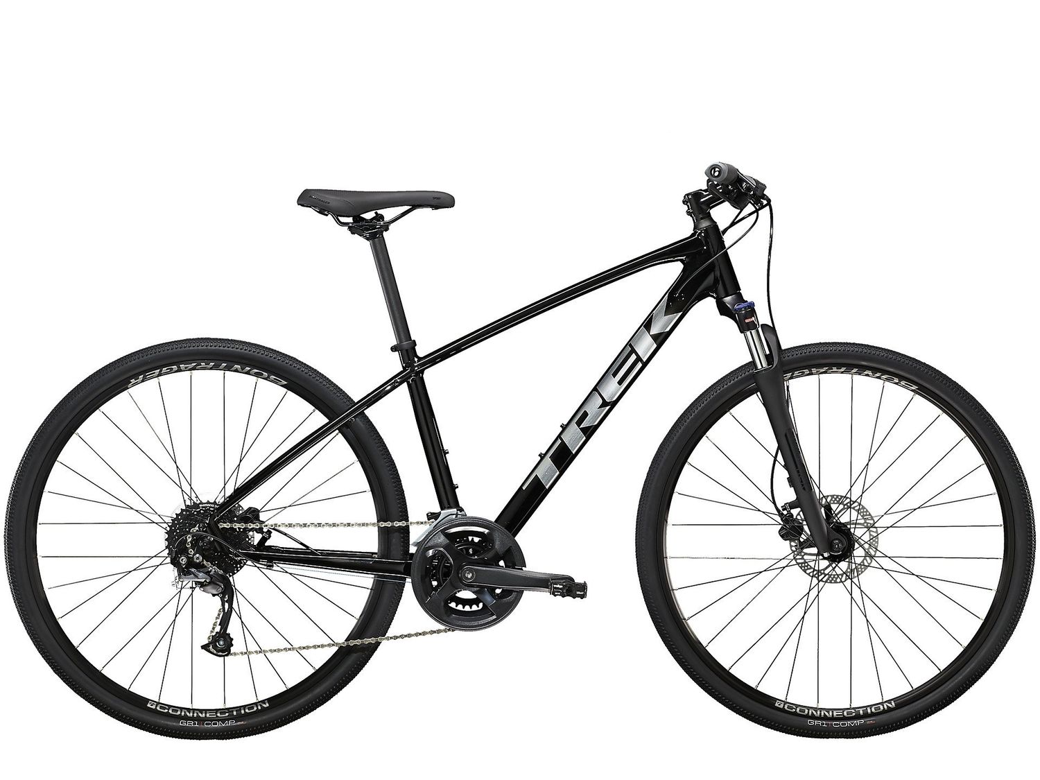 Trek Dual Sport 2 Gen 4 2023, Color: Trek Black, Size: S