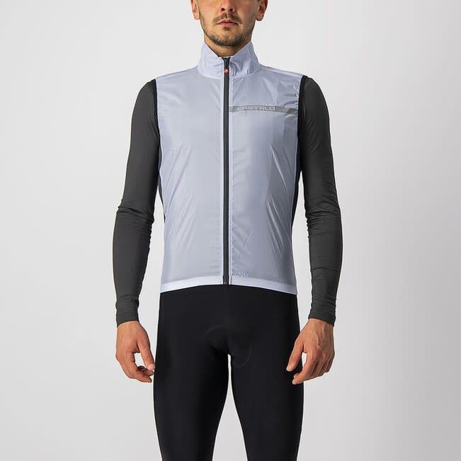 Castelli Squadra Stretch Vest, Color: Silver Grey/Dark Grey, Size: XS