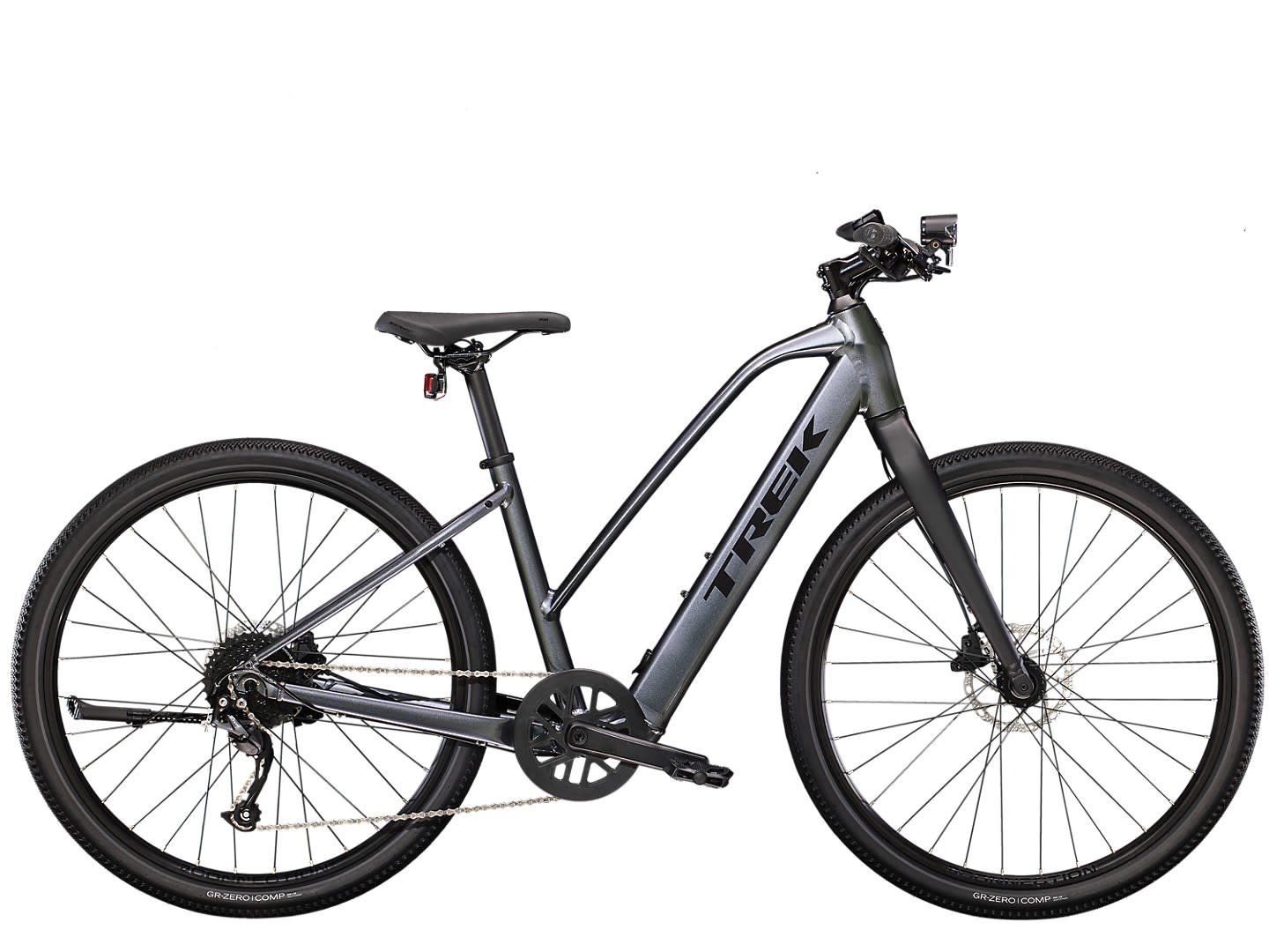 Trek Dual Sport+ 2 Stagger 2023, Color: Glactic Grey, Size: S