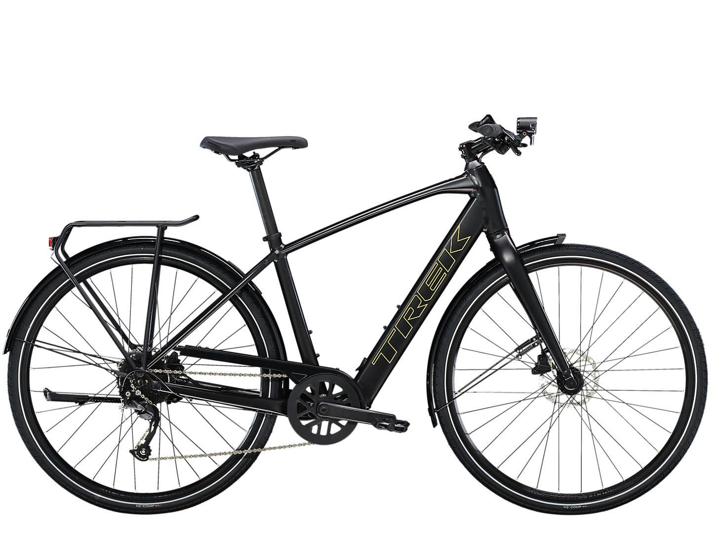 Trek FX+ 2 2023, Color: Satin Trek Black, Size: S