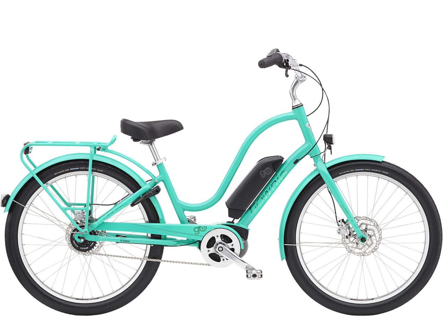 Electra Townie Go! 5i EQ Step-Thru 2025, Color: Jade, Size: 26&#39;&#39; Wheel