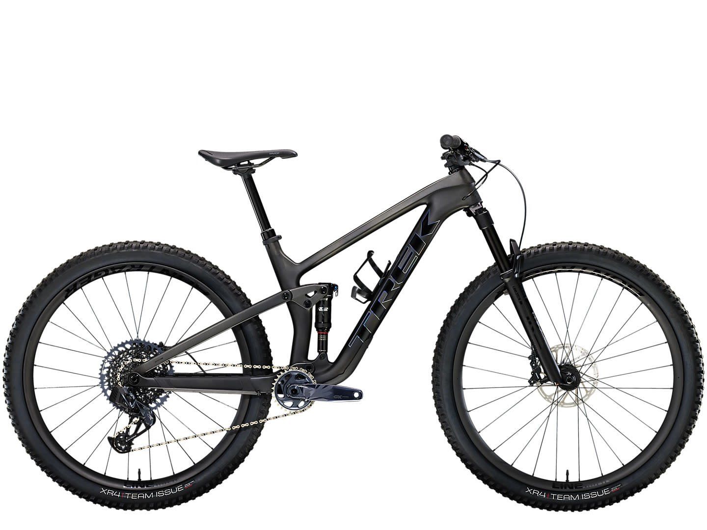 Trek Top Fuel 9.8 GX AXS 2023, Color: Matte Raw Carbon, Size: XS