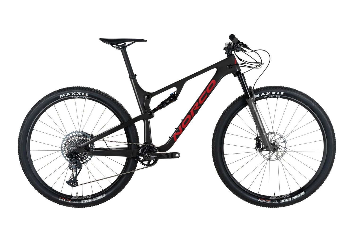 Norco Revolver FS 2 100 2023, Color: BLACK/RED, Size: S