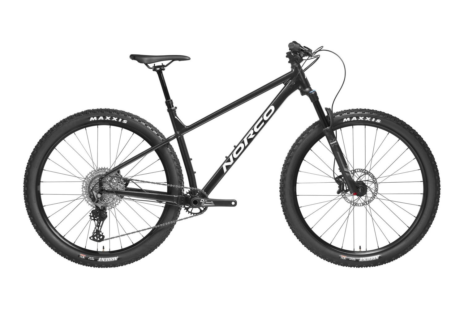 Norco Fluid HT 1 2023, Color: BLACK/SILVER, Size: XS27