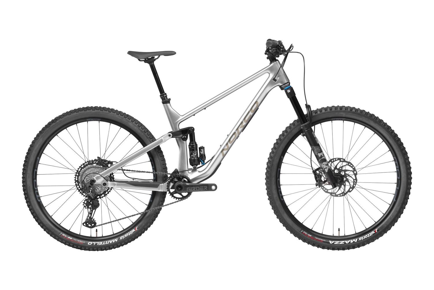 Norco Optic C2 Shimano 2023, Color: Silver/Chrome, Size: S