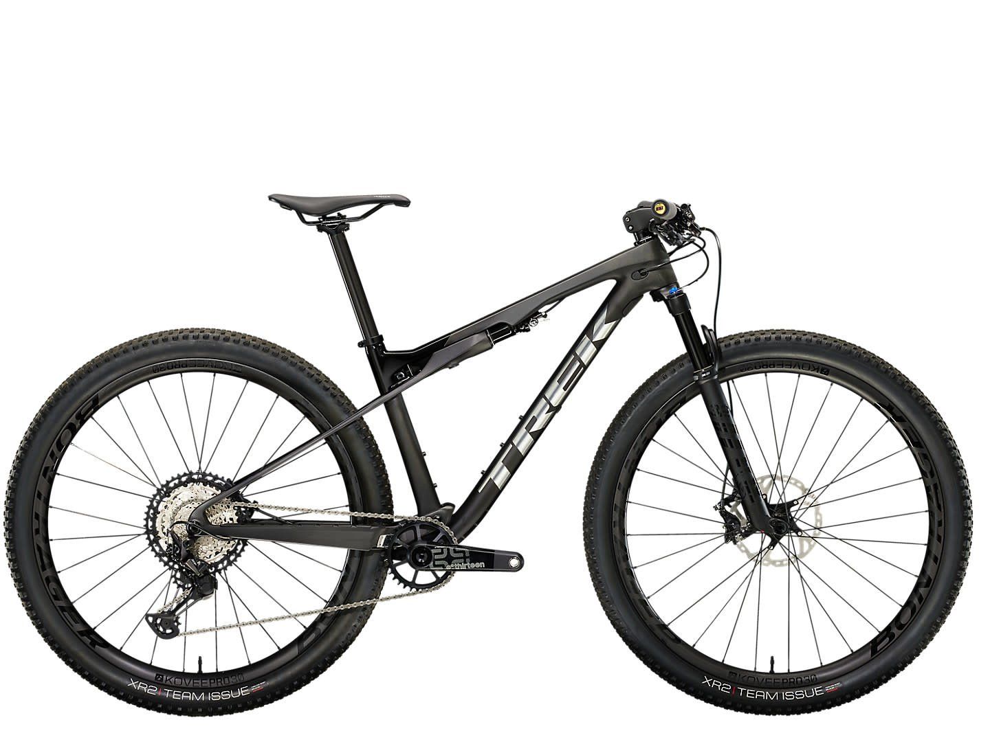 Trek Supercaliber 9.8 XT 2023, Color: Matte Raw Carbon/Gloss Trek Black, Size: S