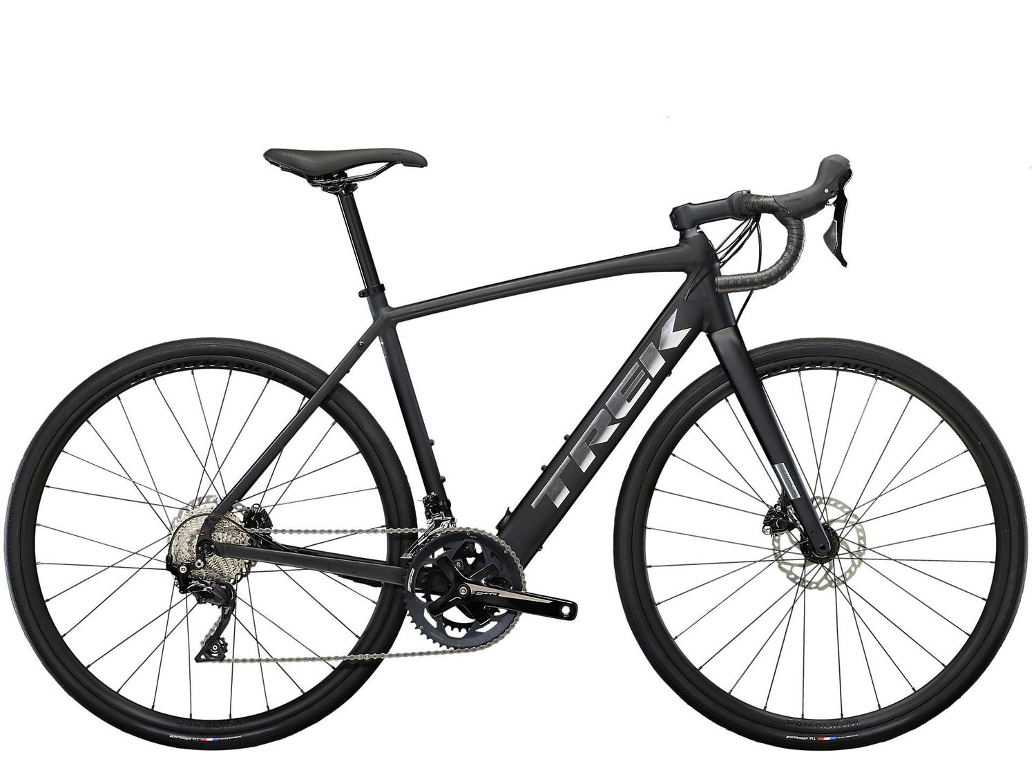 Trek Domane+ AL 5 2023, Color: Trek Black, Size: 49cm