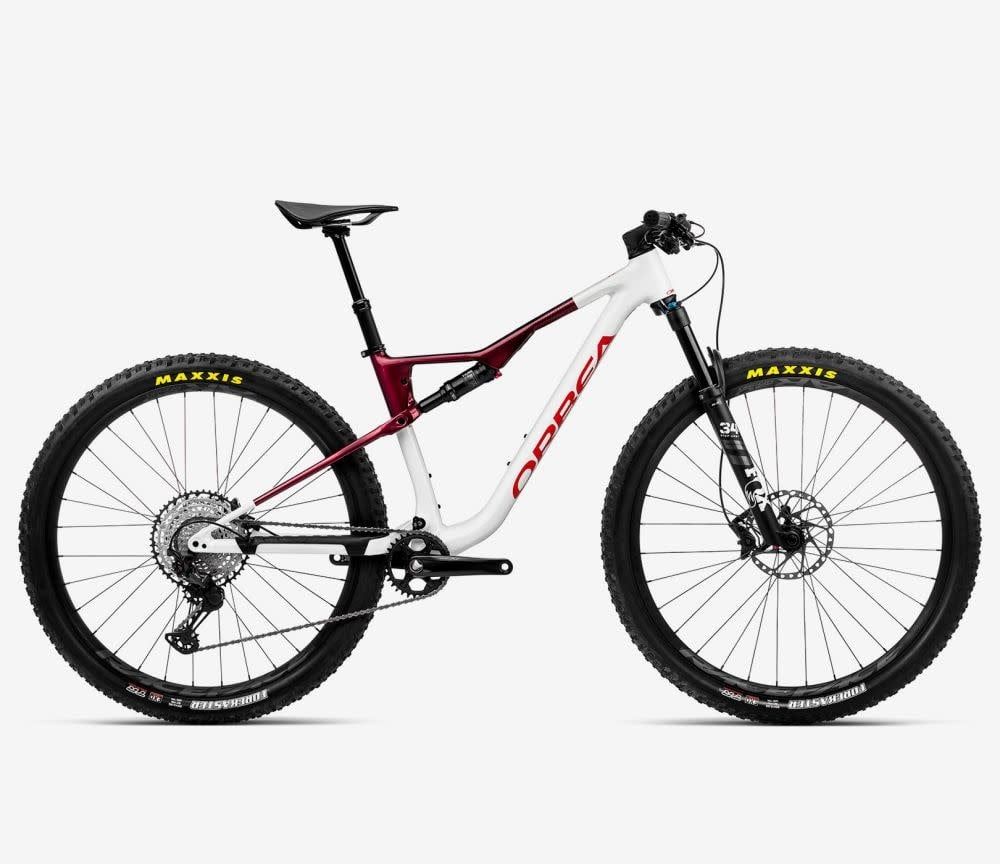 Orbea Oiz H10 2025, Color: White Chic- Shadow Coral (Gloss), Size: S