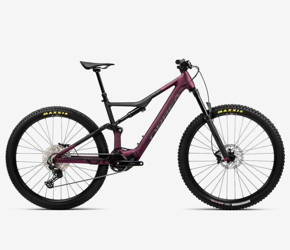 Orbea Rise H30 2024, Color: Metallic Mulberry-Black (Matt), Size: S