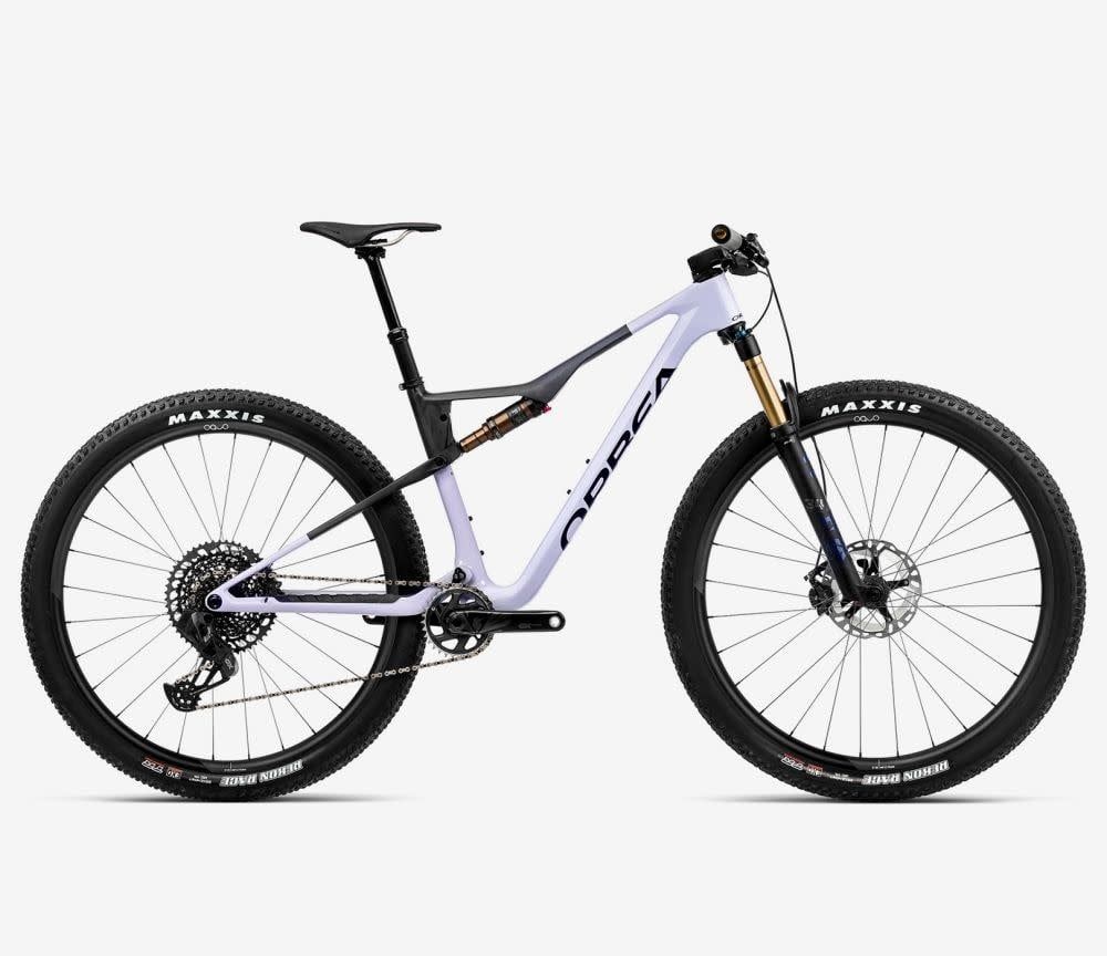 Orbea Oiz M-Pro AXS 2023, Color: Digital Lavender (Gloss)- Carbon Raw (Matt), Size: S