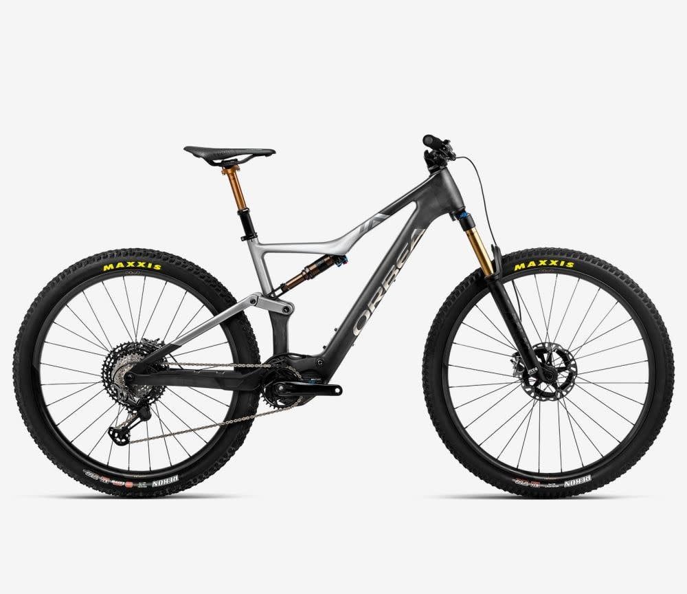 Orbea Rise M-LTD 2024, Color: Cabon Raw-Shark Grey (Matt), Size: S