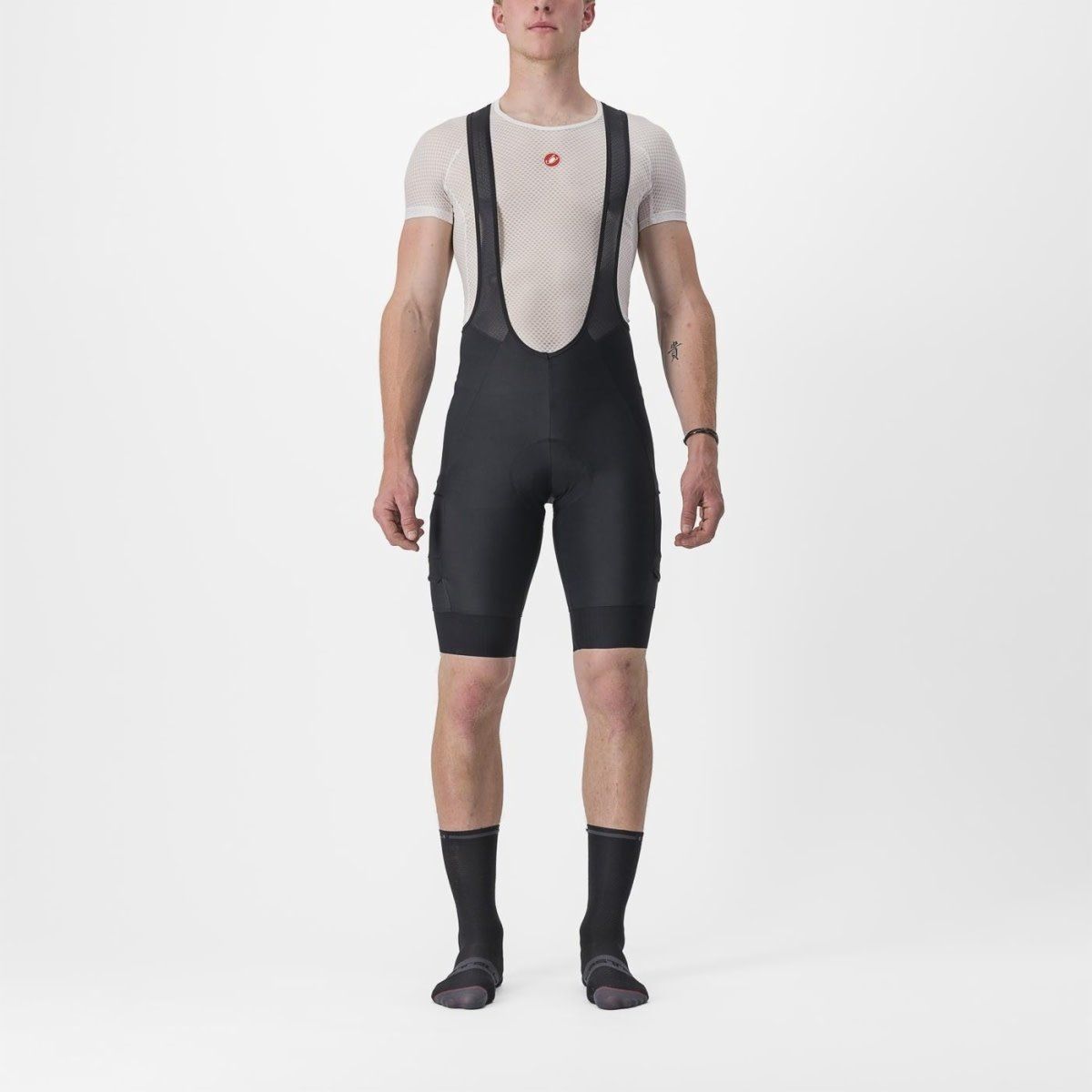Castelli Unlimited Cargo Bibshort, Color: Black, Size: XS