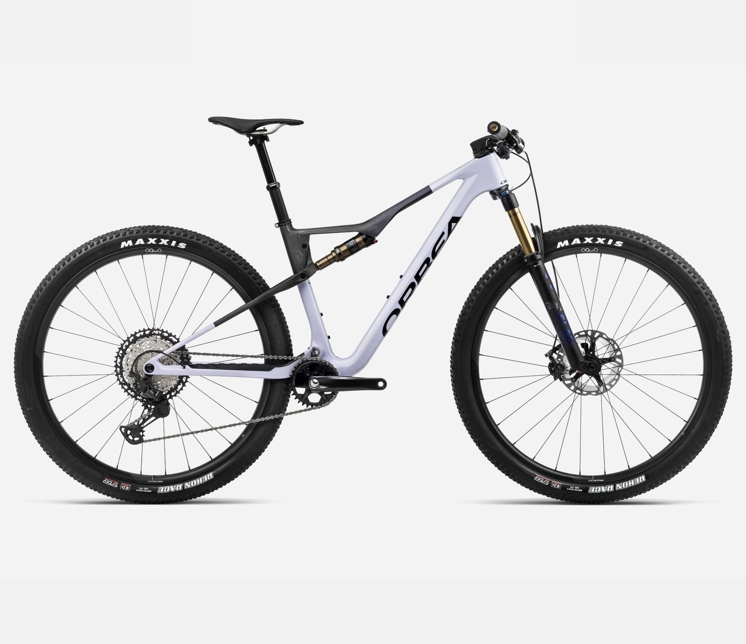 Orbea Oiz M-Pro 2024, Color: Digital Lavender (Gloss)- Carbon Raw (Matt), Size: S