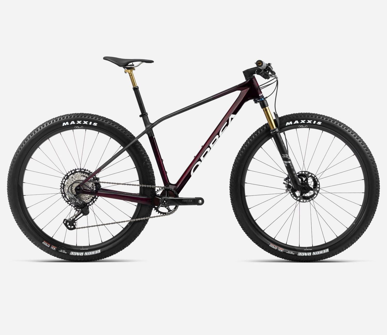 Orbea Alma M Team 2024, Color: Wine Red Carbon View (Gloss) - Carbon Raw (Matt), Size: S