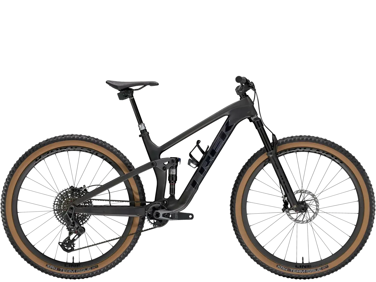 Trek Top Fuel 9.9 X0 AXS T-Type Gen 4 2025, Color: Matte Dark Web, Size: XL