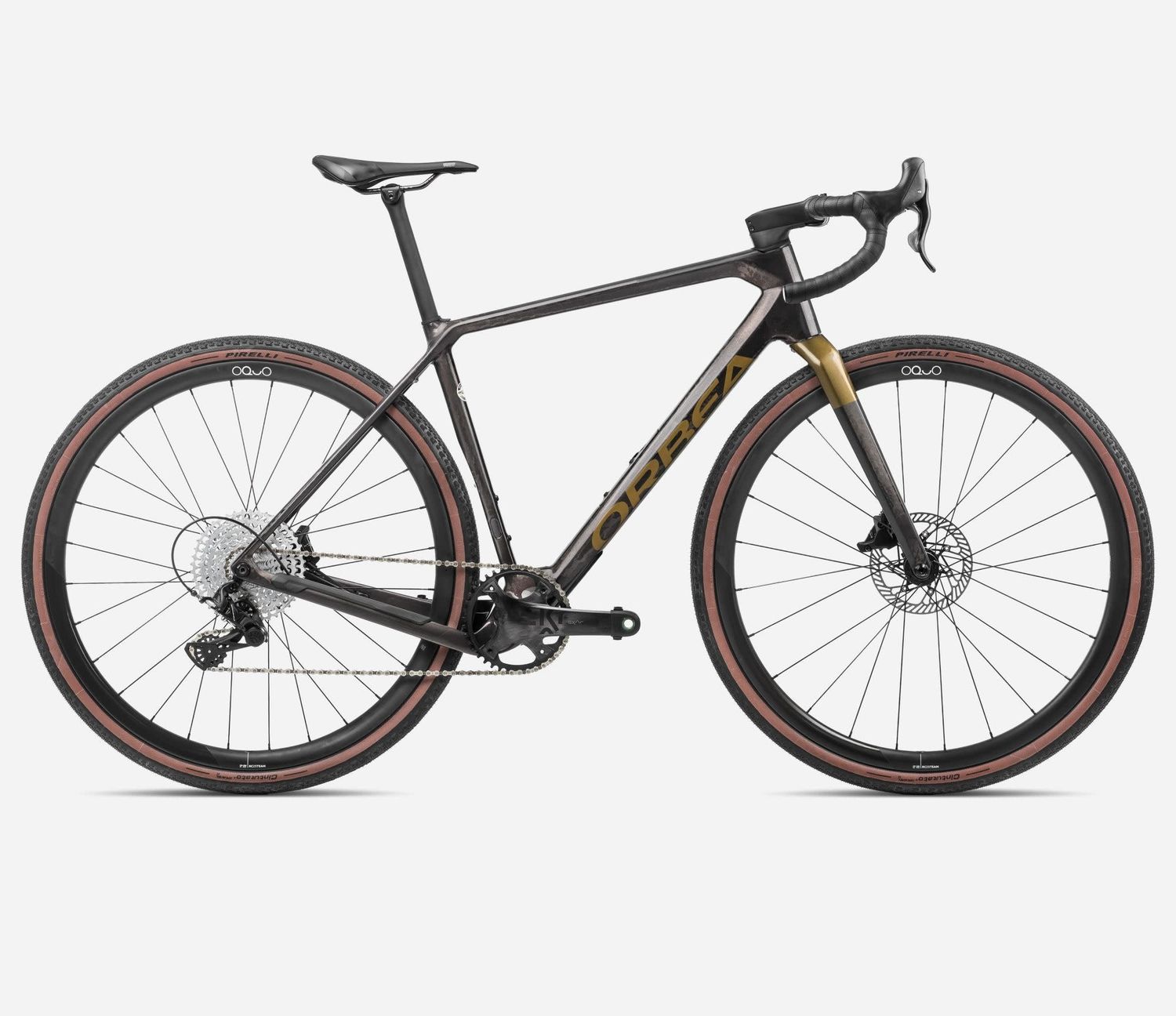 Orbea Terra M21 Team 1X 2025, Color: Cosmic Carbon View - Metallic Olive Green (Gloss), Size: XS