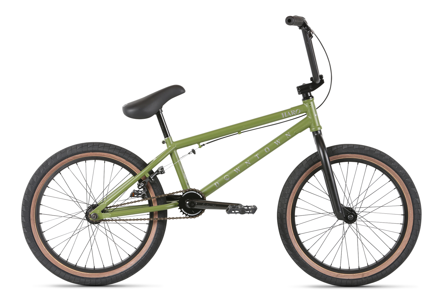 Haro Downtown 20" , Color: Matte Army Green, Size: 20"