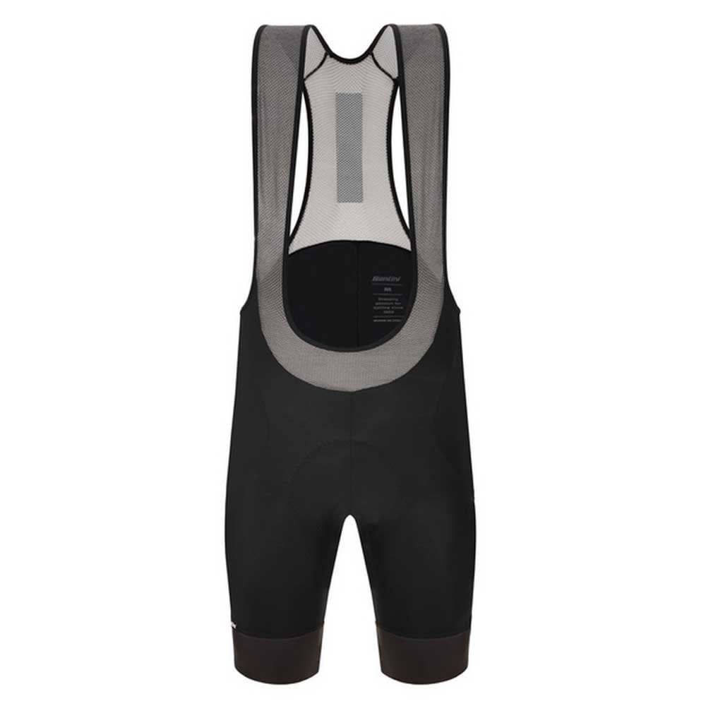 Santini Karma Delta Bib Short, Color: Black, Size: S