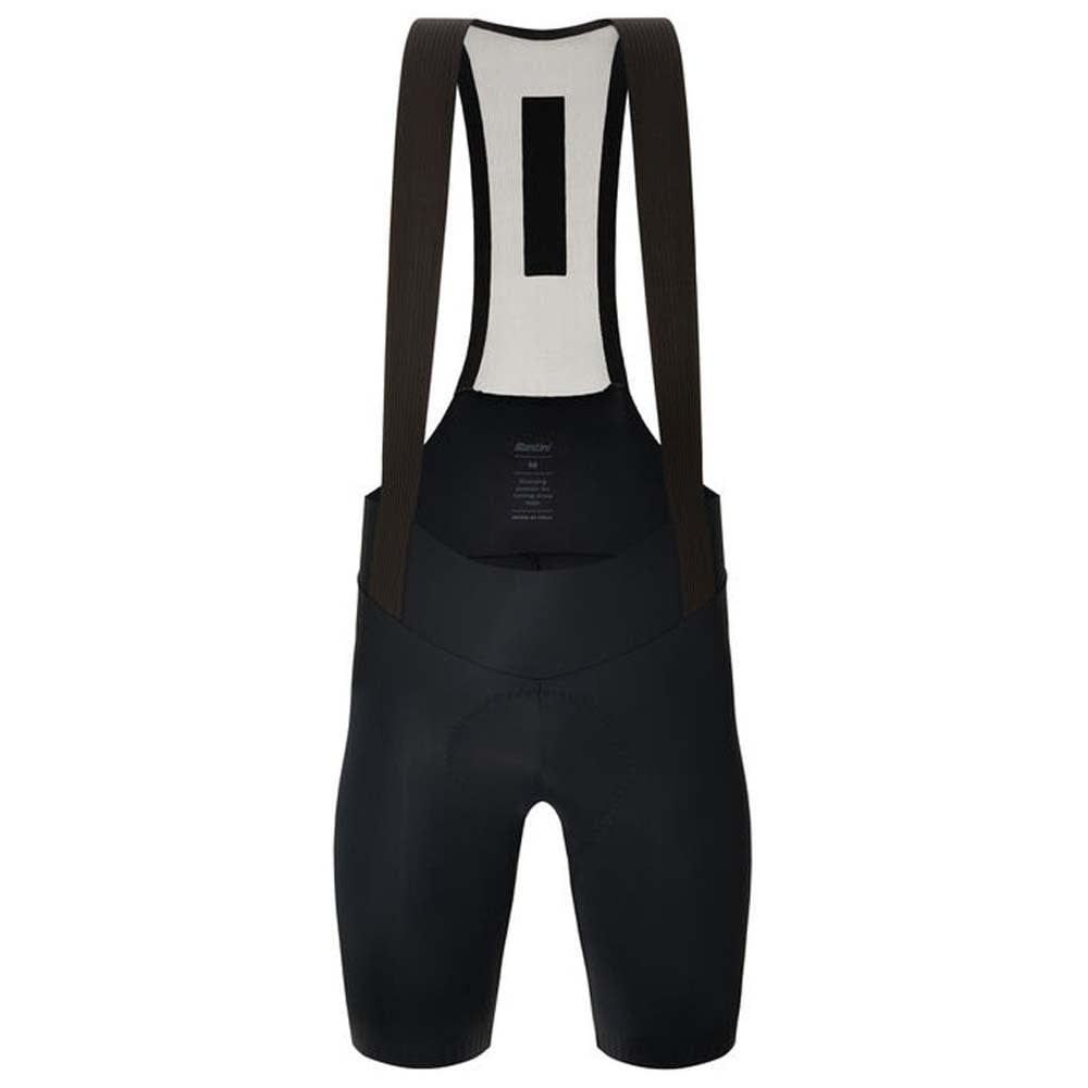Santini Plush Bib Short, Color: Black, Size: S