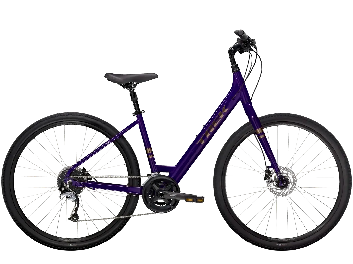Trek Verve 3 Lowstep Gen 5 2025, Color: Matte Trek Black, Size: XS