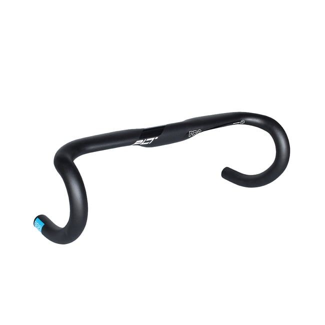 PLT compact ergo handlebar Black 38cm