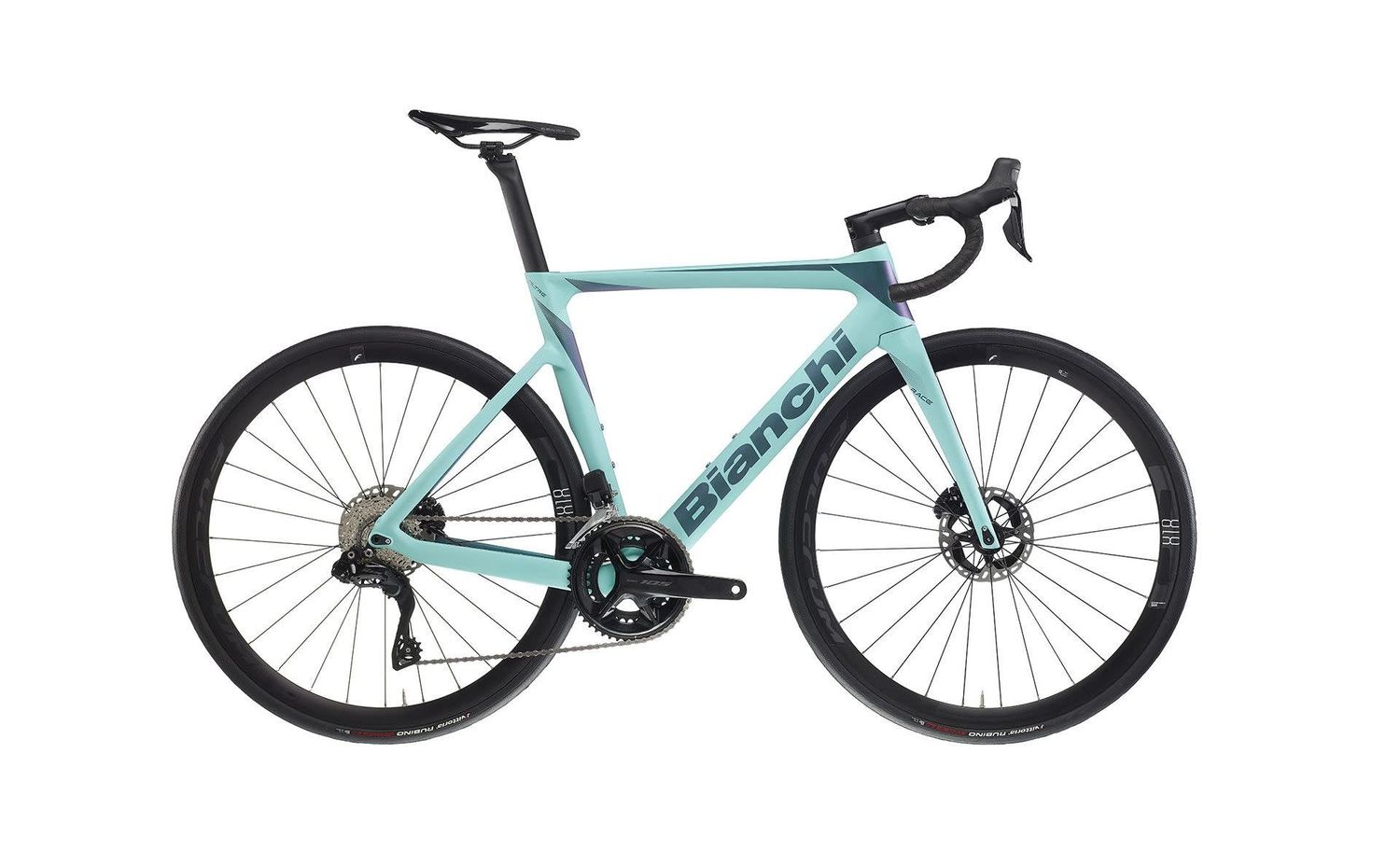 Bianchi Oltre Race 105 Di2 12spd 2024, Color: Celeste/Iridium Matte, Size: 47cm