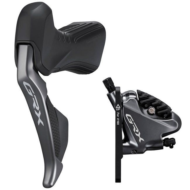 DISC BRAKE ASSEMBLED SET/J-kit, GRX, ST-RX815(L), BR-RX810(F), RESIN PAD(W/FIN), SM-BH90 BLACK