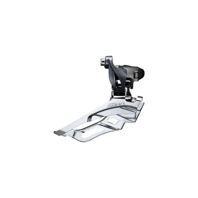 Shimano, Sora FD-R3030, Front derailleur, 3x9., Down Swing, Down Pull, Braze-on