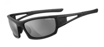 Tifosi Dolomite 2.0, Matte Black Interchangeable Sunglasses Smoke/AC Red/Clear Lenses