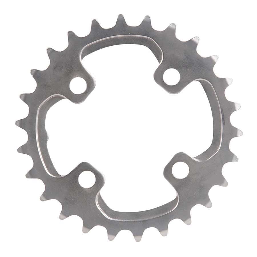 Shimano, Y1ML26000, 26T, 10sp, BCD: 64mm, 4 Bolt, XT FC-M785, Inner Chainring, For Pour 38D, Aluminum, Silver