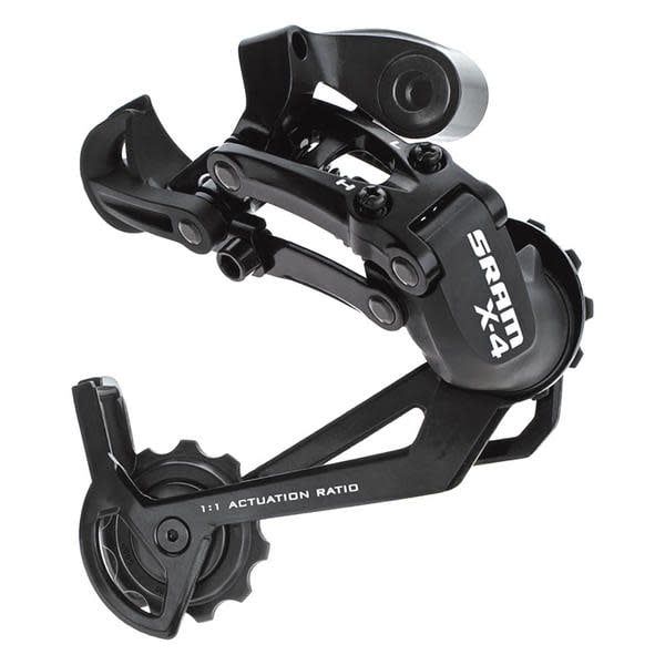 SRAM, X4, Rear derailleur, 7/8/9 sp, Long cage, Black