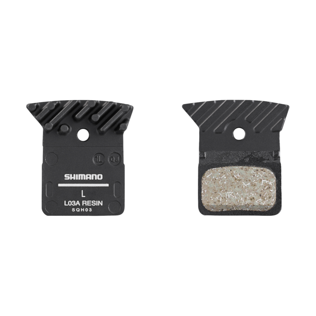 Shimano, L05A-RF, Disc Brake Pads, Shape: Shimano K-Type/L-Type, Resin, Pair, EBPL05ARFA