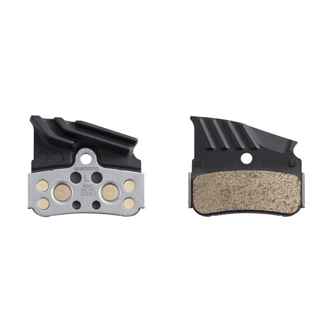 Shimano, N-Type, Disc Brake Pads, Shape: Shimano N-Type, Metallic, Pair, IBPN04CMFA, N04C