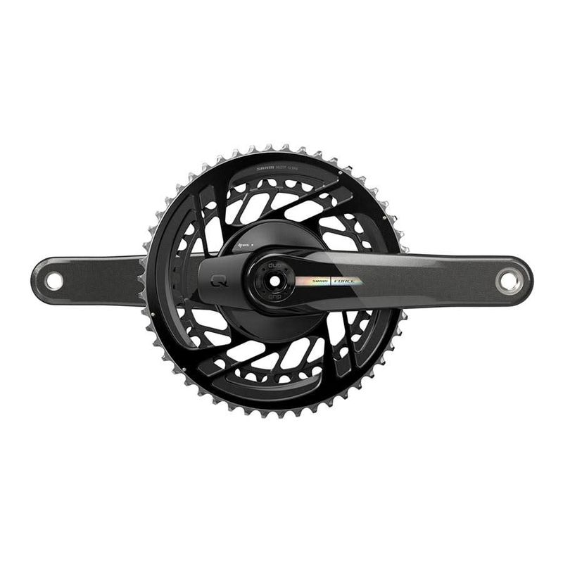 SRAM, Force D2 2x, Power Meter Crankset, Speed: 12, Spindle: 28.99mm, BCD: Direct Mount, 50/37, DUB, 170mm, Black, Road Disc
