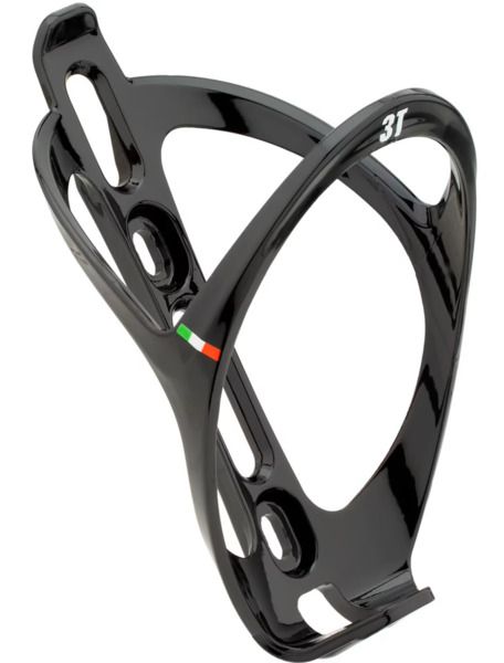 3T Nylon Waterbottle Cage , Color: Gloss Black