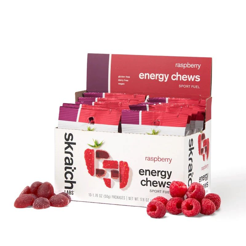 Skratch Single Energy Chews, Color: Raspberry