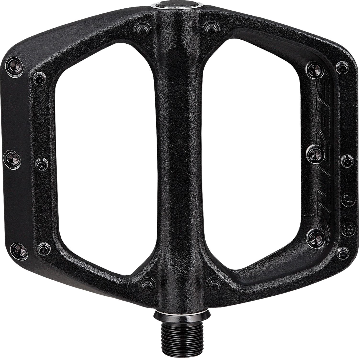 Spank Spoon DC Flat Pedals, Color: Black