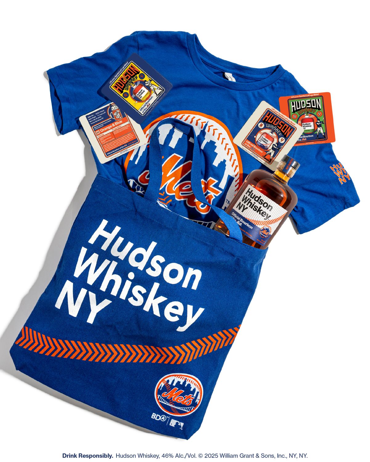 Hudson’s “Official Bourbon of the Mets” Limited-Edition Bottle + Gift Set