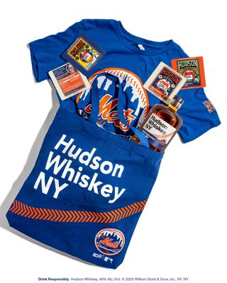 Hudson’s “Official Bourbon of the Mets” Limited-Edition Bottle + Gift Set