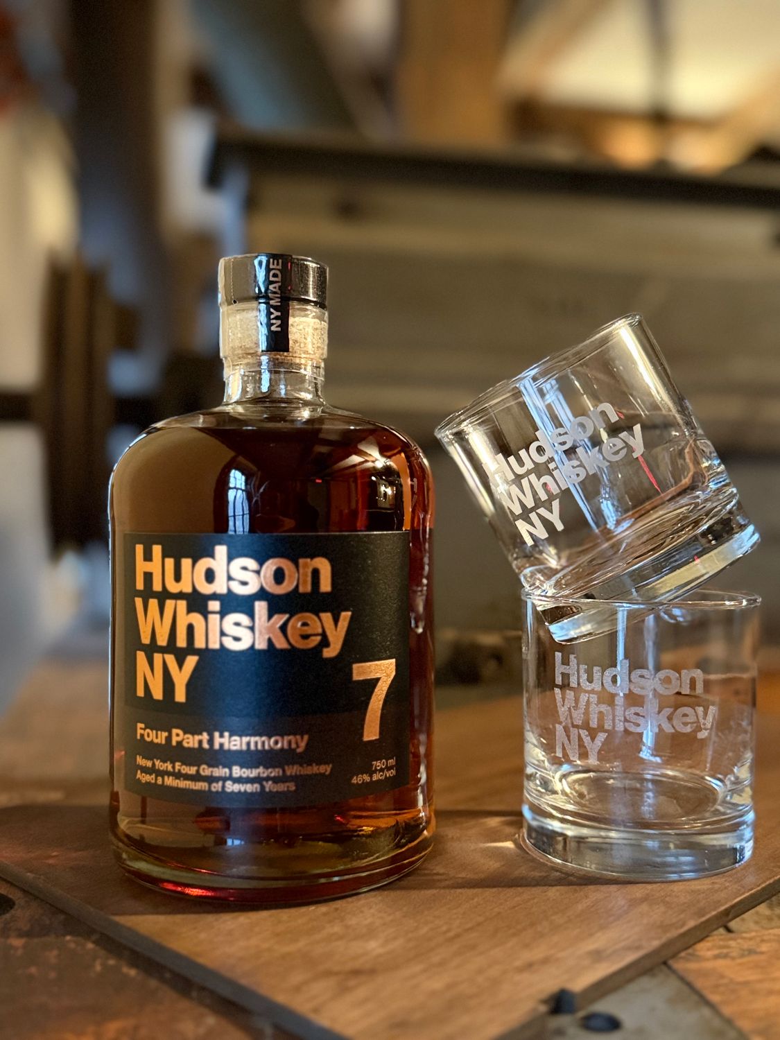 Hudson Four Part Harmony 750ml &amp; Rocks Glass Gift Set