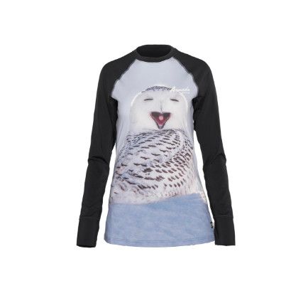 ARMADA Haven Baselayer Top-Snow Owl Womens, Size: SM