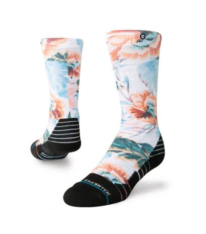 STANCE Flowerful Youth, Color: White, Size: MD