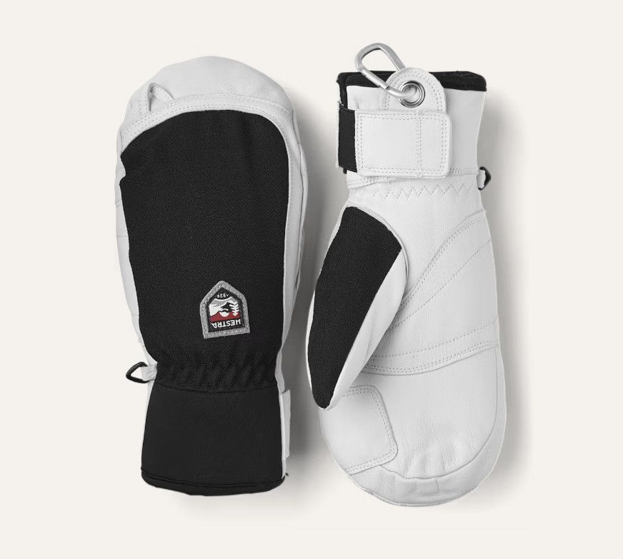 HESTRA Army Leather Patrol Mitt, Color: Black, Size: 11