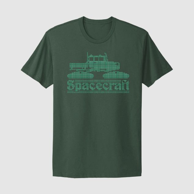 SPACECRAFT LCD Tee, Color: Pine, Size: SM