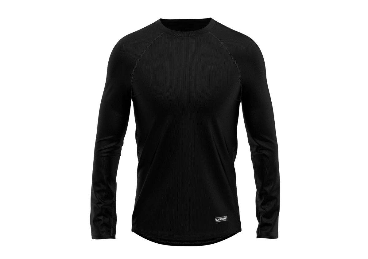 BLACK STRAP Therma Crew Top Mens, Color: Black, Size: LG