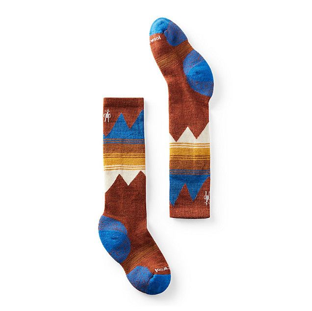 SMARTWOOL Ski Light Cushion OTC Socks Youth, Color: Picante, Size: MD