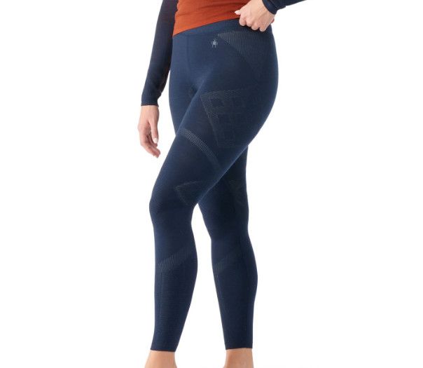 SMARTWOOL Intraknit Merino Base Layer Bottom Womens, Color: Pewter Blue Lead, Size: XS